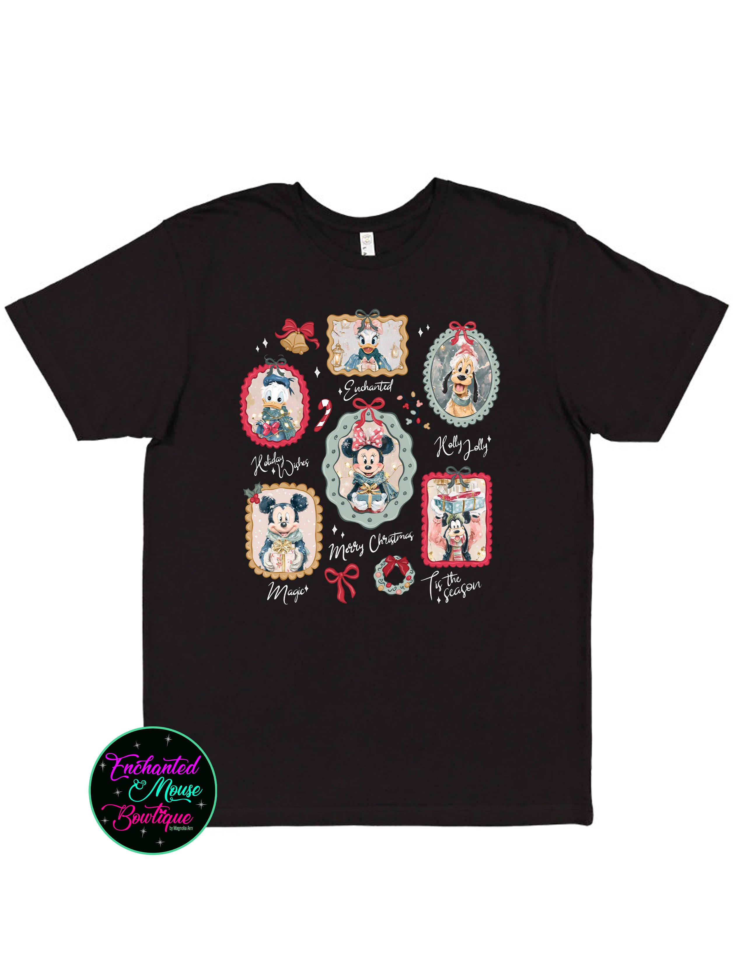 Mickey & Friends Christmas Frame T-Shirt