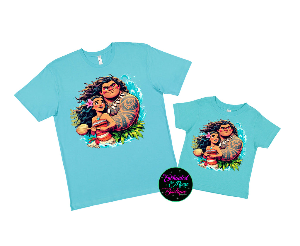 Moana & Maui Disney Shirt