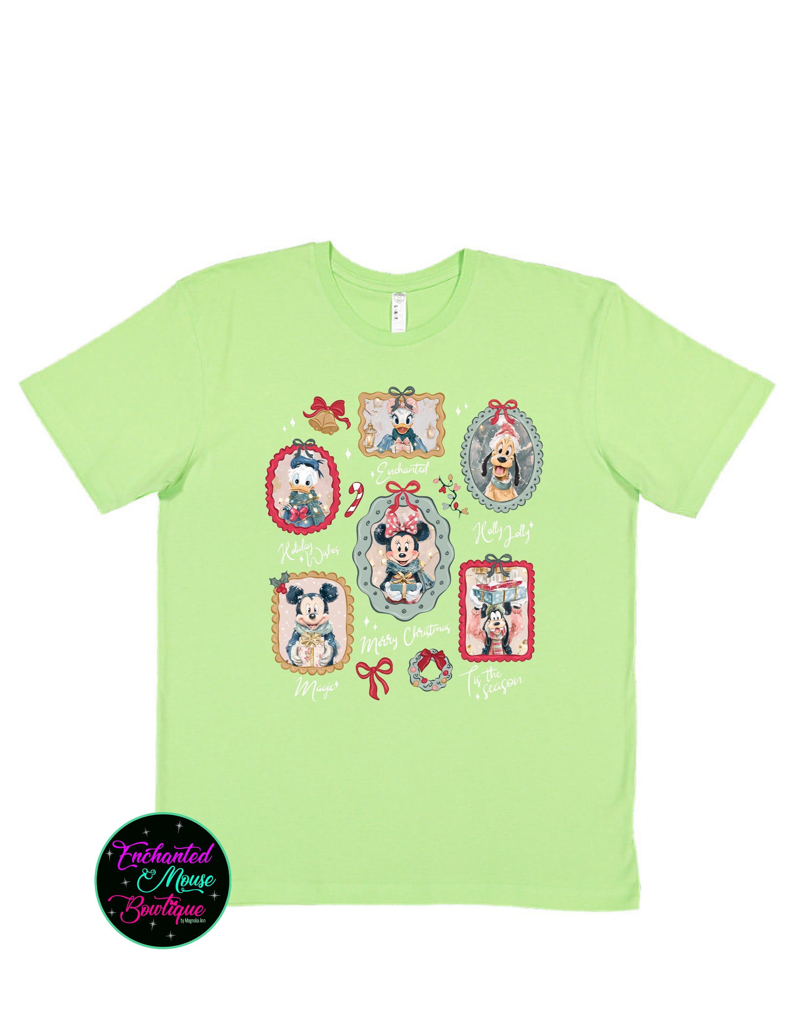 Mickey & Friends Christmas Frame T-Shirt