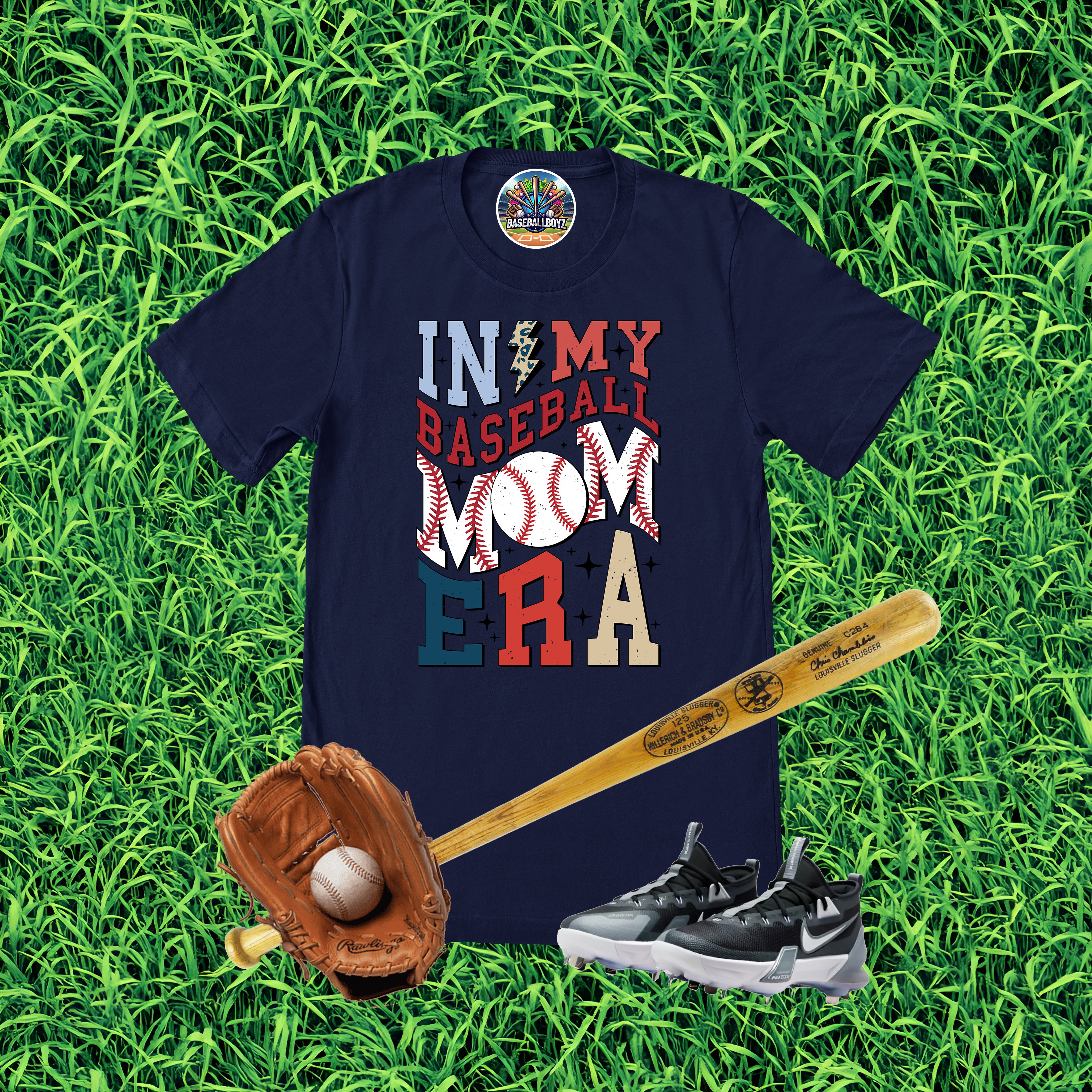Retro In My Baseball Mom Era Graphic T-Shirt