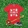 Baseball Ghosts Coquette Bows Halloween Graphic T-Shirt