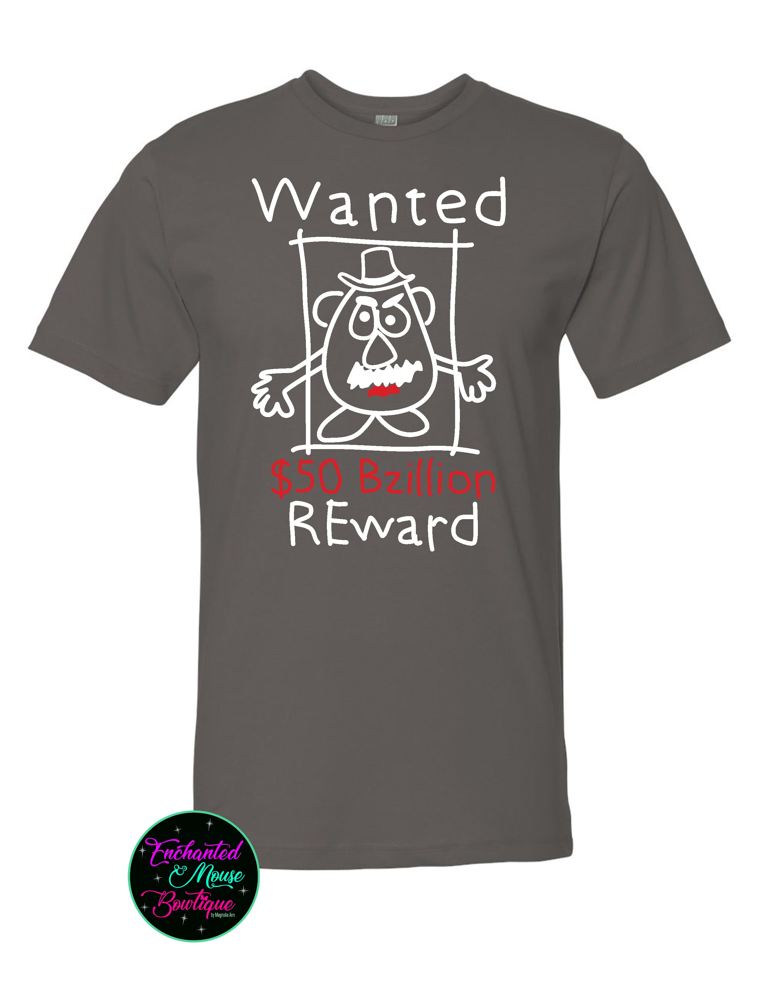 Wanted Mr Potato Head Toy Story T-Shirt
