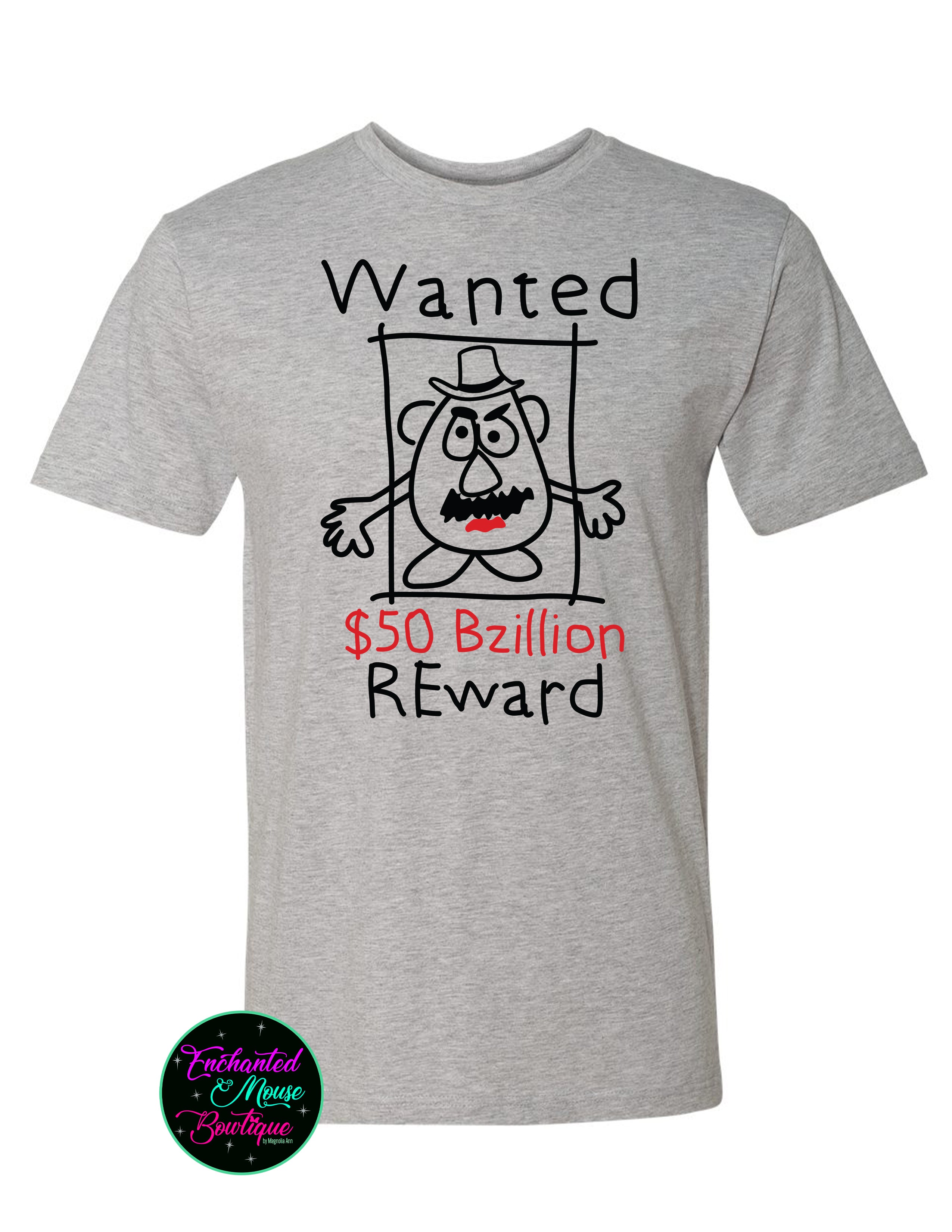 Wanted Mr Potato Head Toy Story T-Shirt