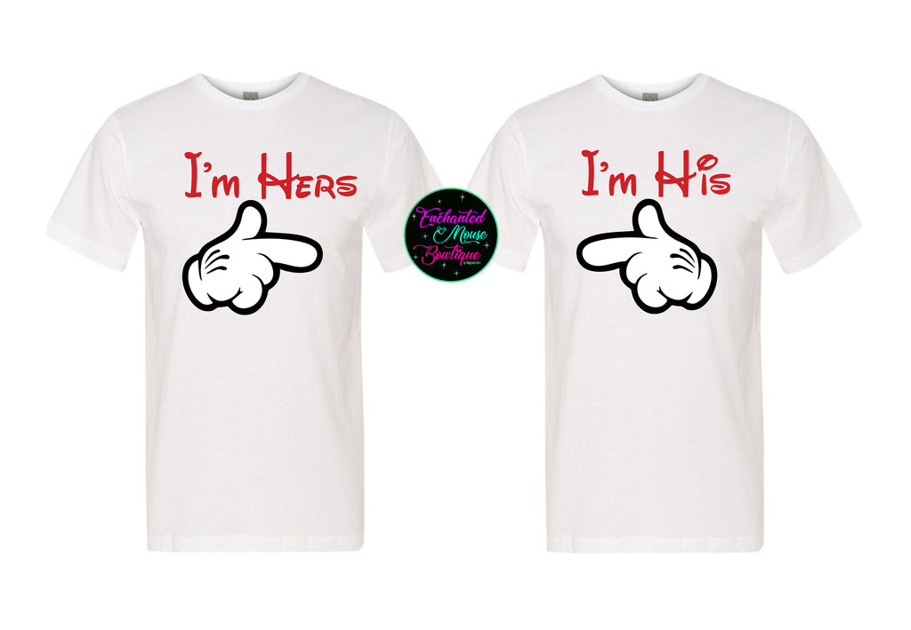 I'm His/I'm Hers Couple T-Shirt