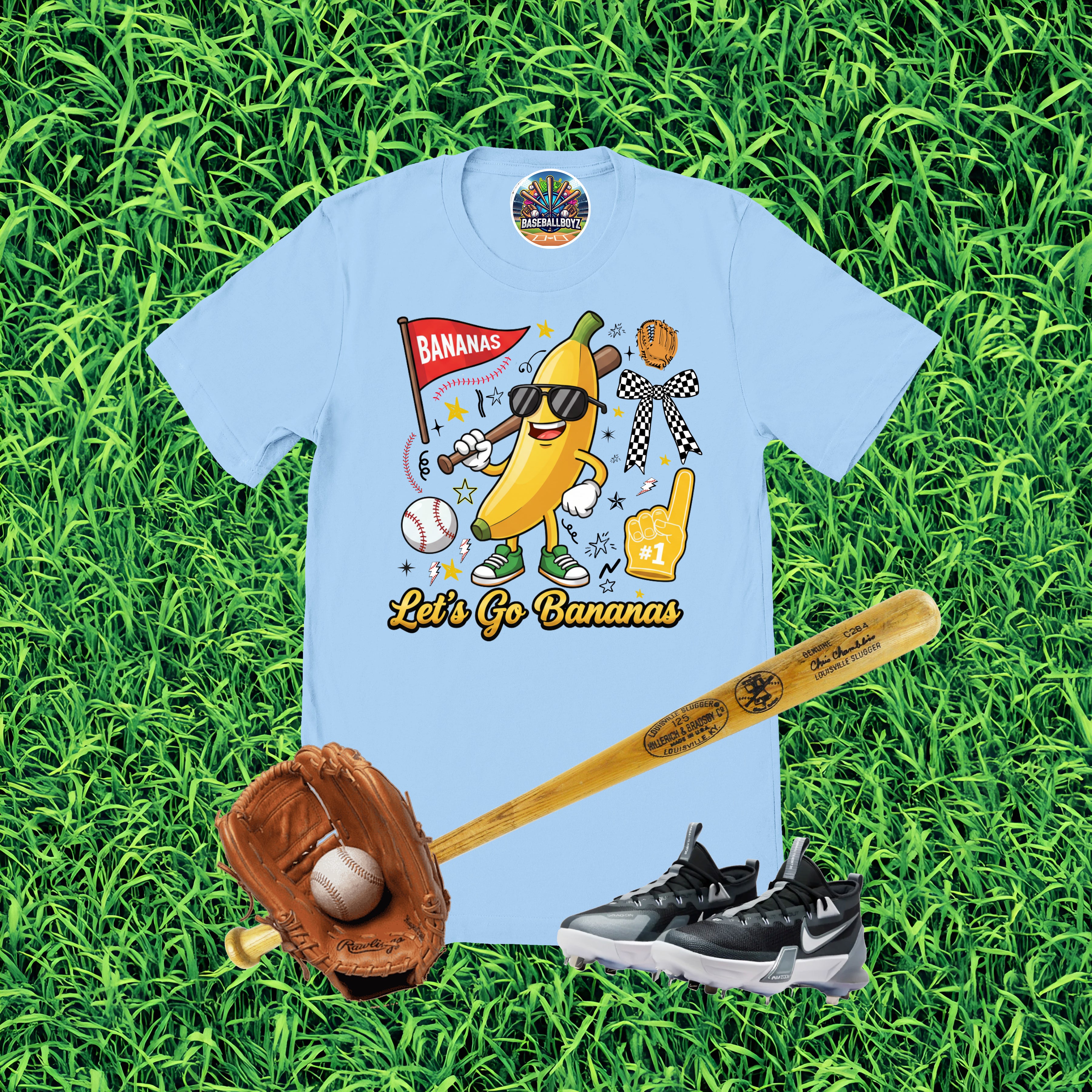Let's Go Bananas Team Graphic T-Shirt