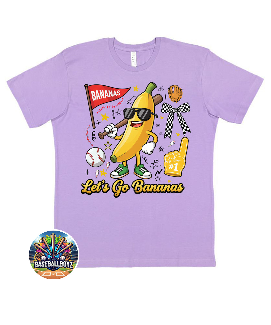 Let's Go Bananas Team Graphic T-Shirt