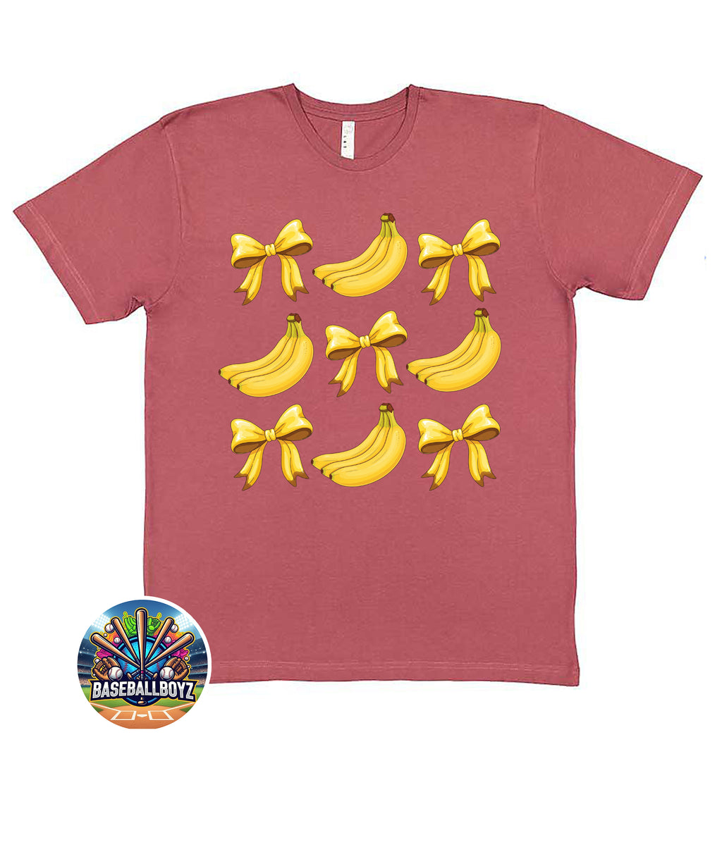 Bananas and Bows Team Graphic T-Shirt