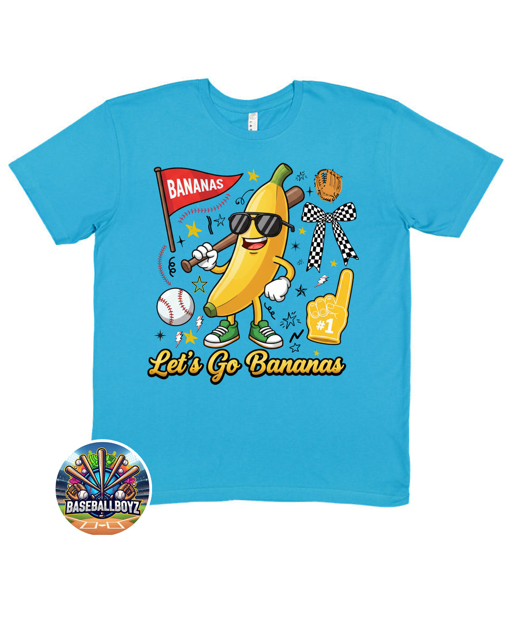 Let's Go Bananas Team Graphic T-Shirt