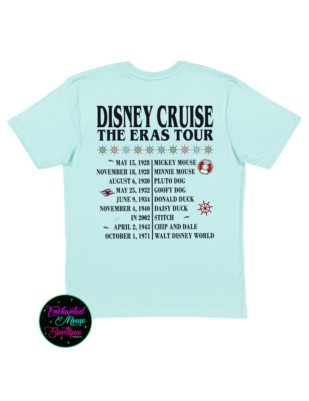 Disney Cruise Line The Eras Tour (Front & Back)