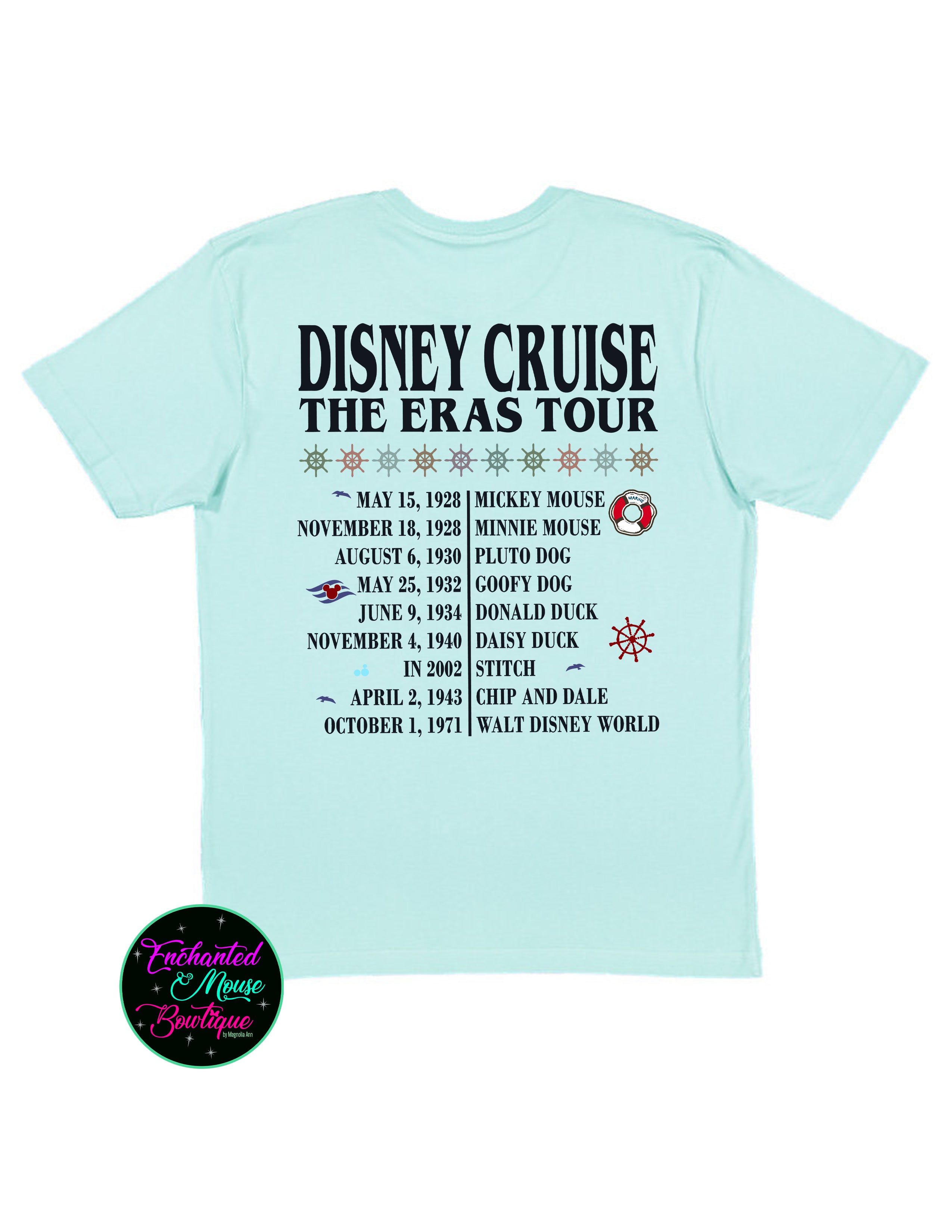 Disney Cruise Line The Eras Tour (Front & Back)