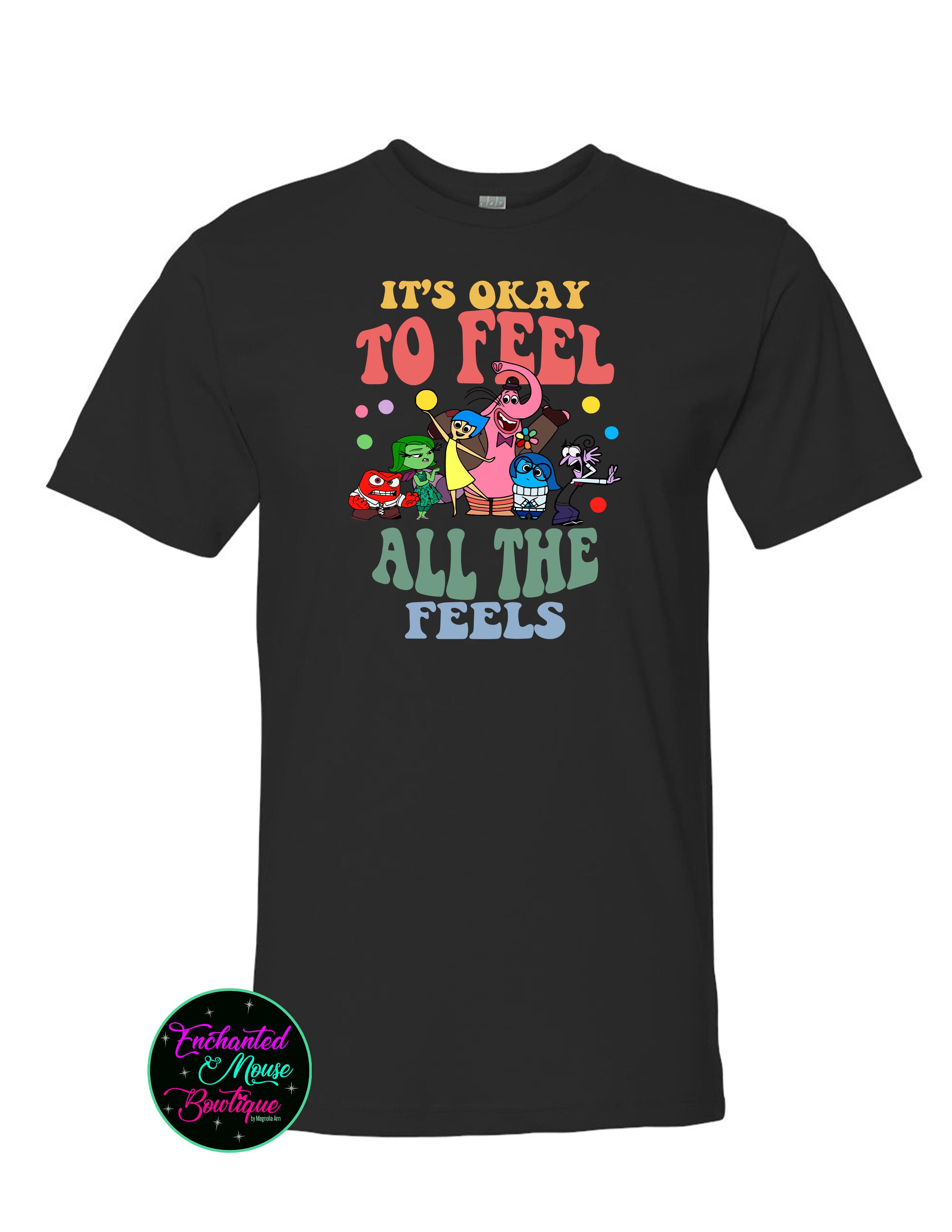 It's Okay To Feel All The Feels Inside Out T-Shirt