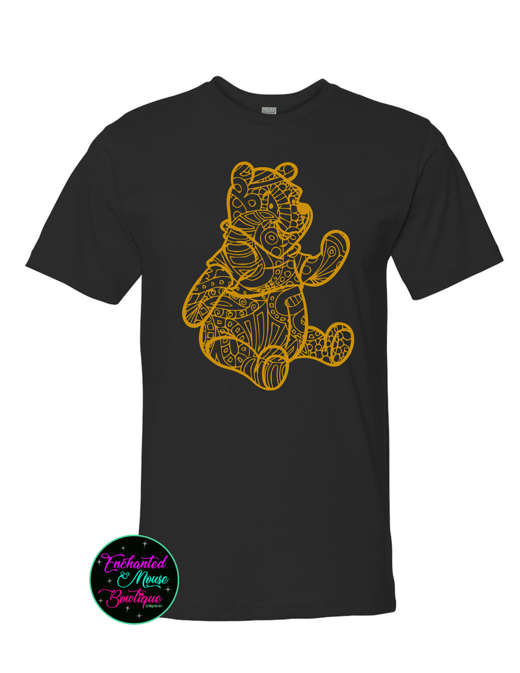 Winnie The Pooh Drawing T-Shirt