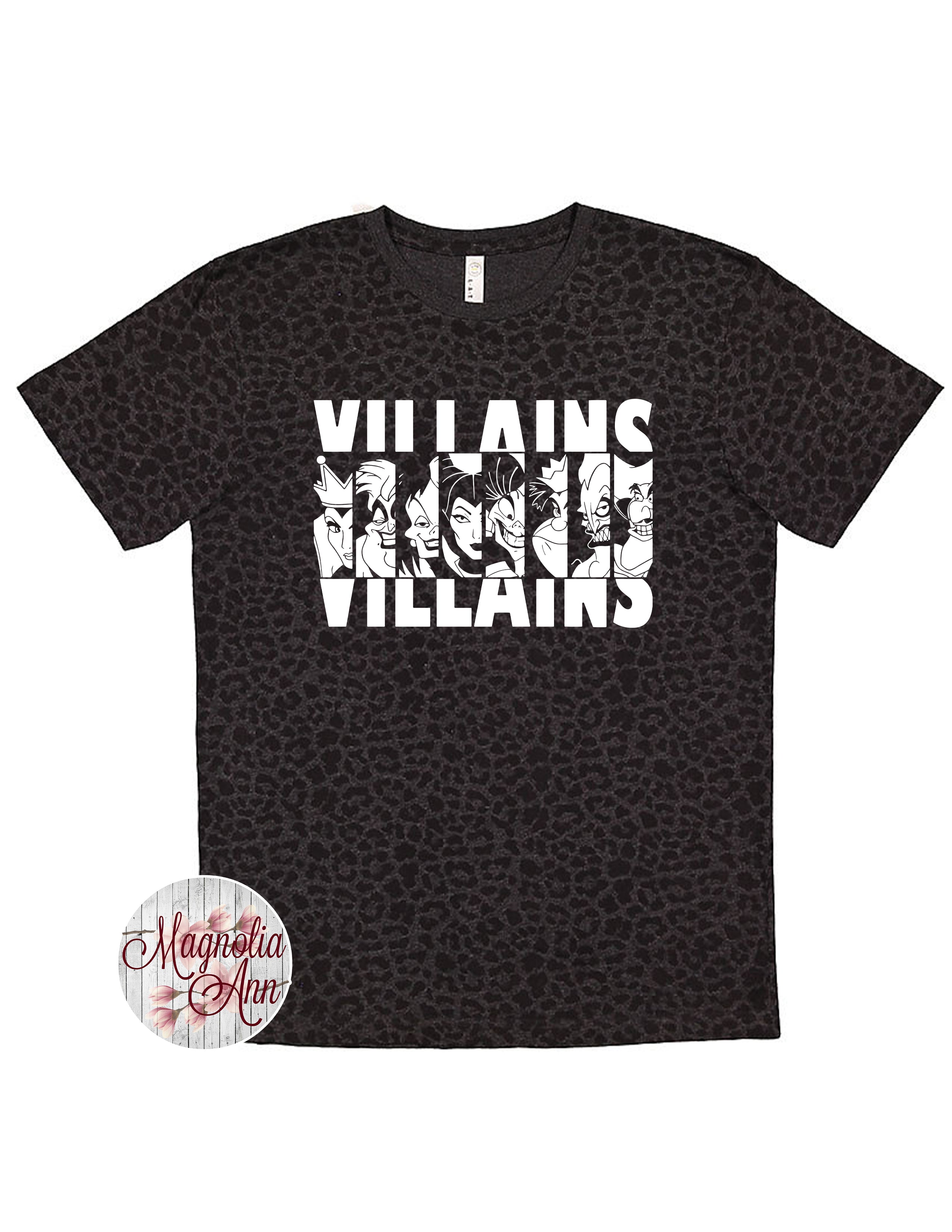 6 Villain Faces T-Shirt