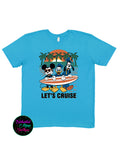 Let's Cruise Mickey & Friends Surfboard T-Shirt