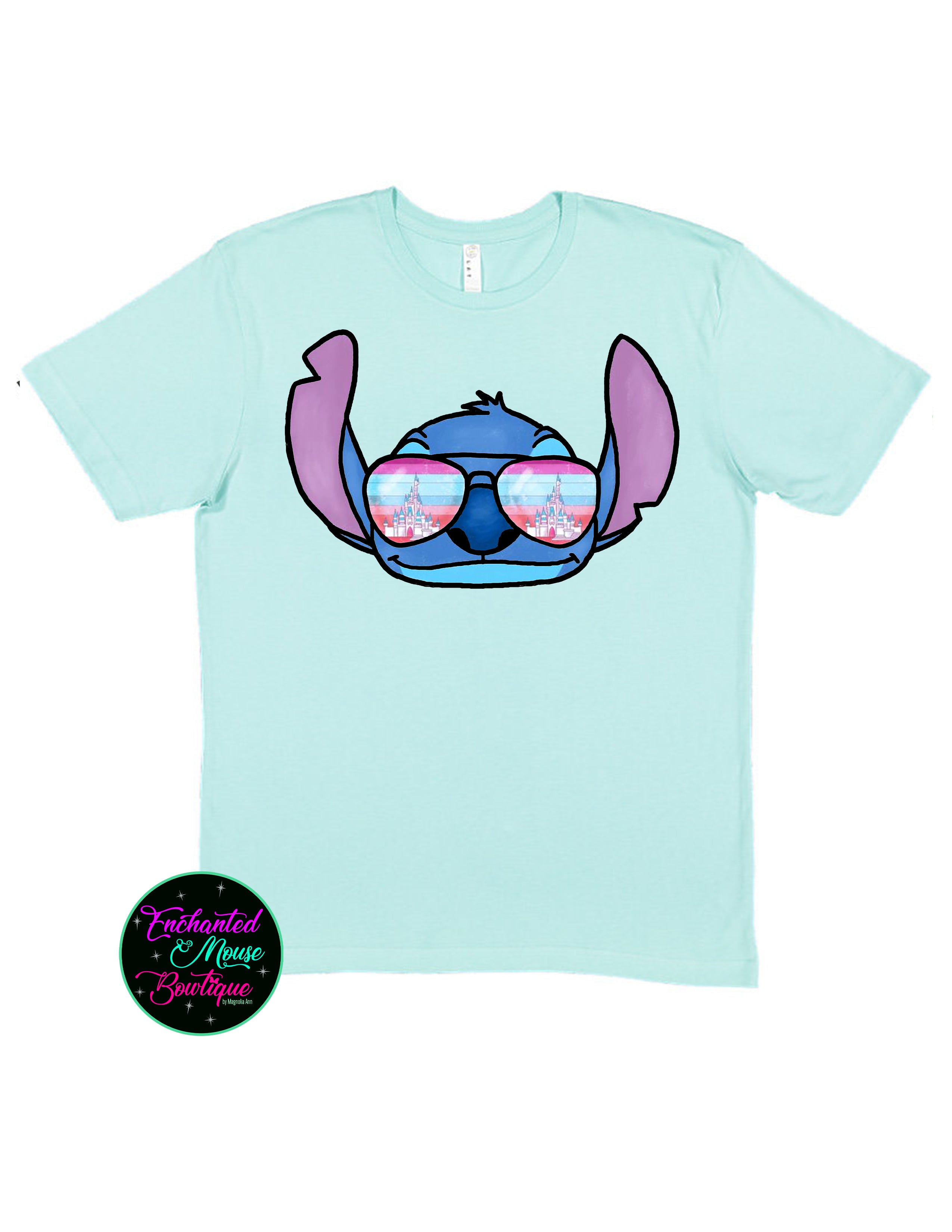 Stitch Castle Sunglasses T-Shirt