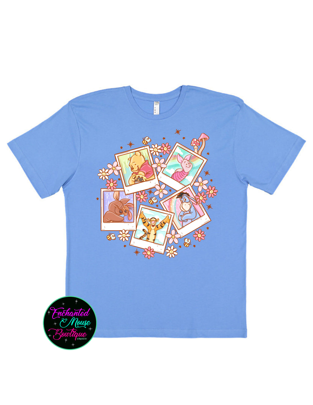 Winnie The Pooh Polaroid's Photos T-Shirt