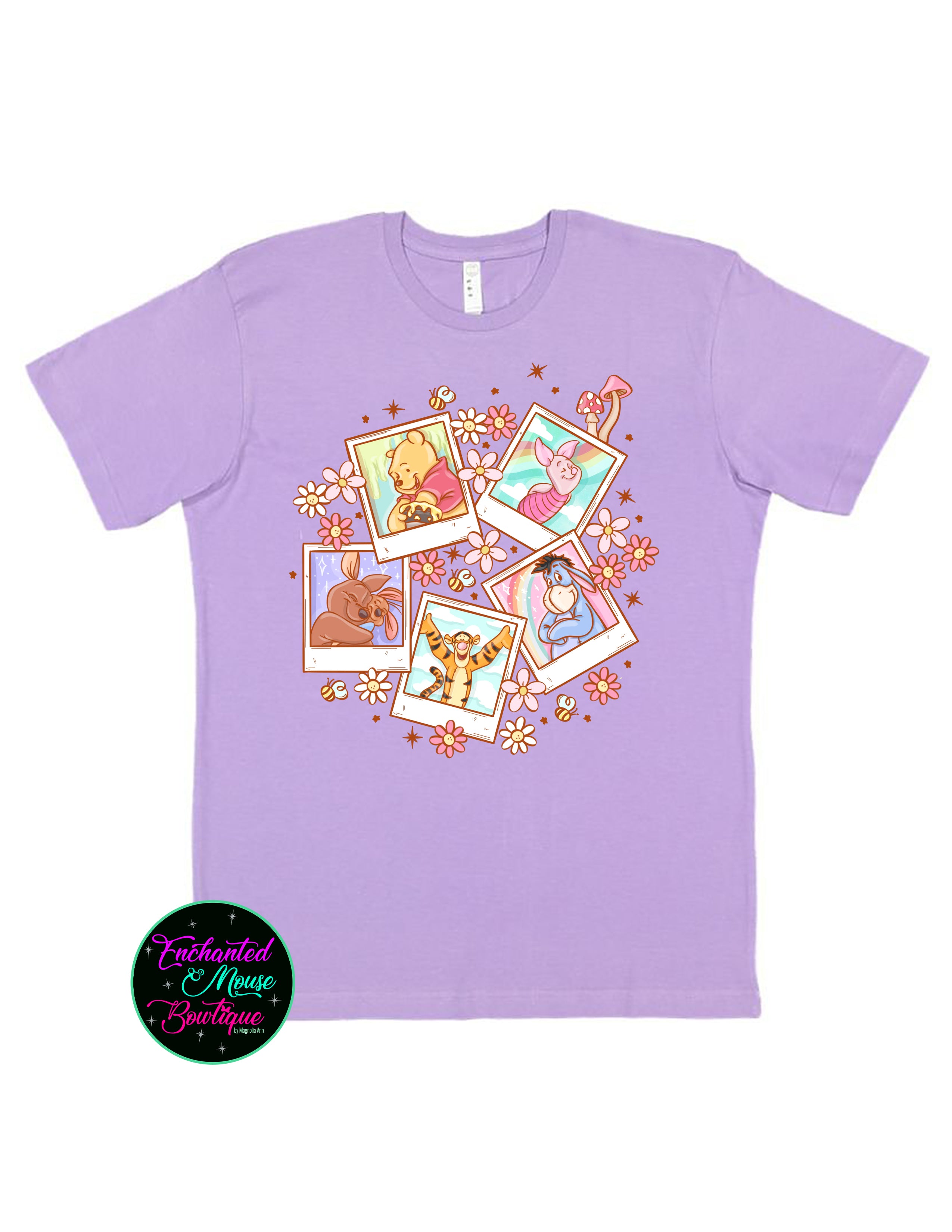 Winnie The Pooh Polaroid's Photos T-Shirt