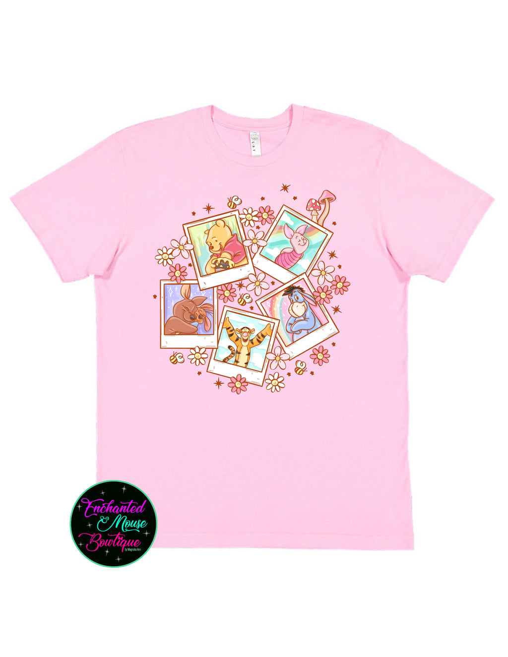 Winnie The Pooh Polaroid's Photos T-Shirt