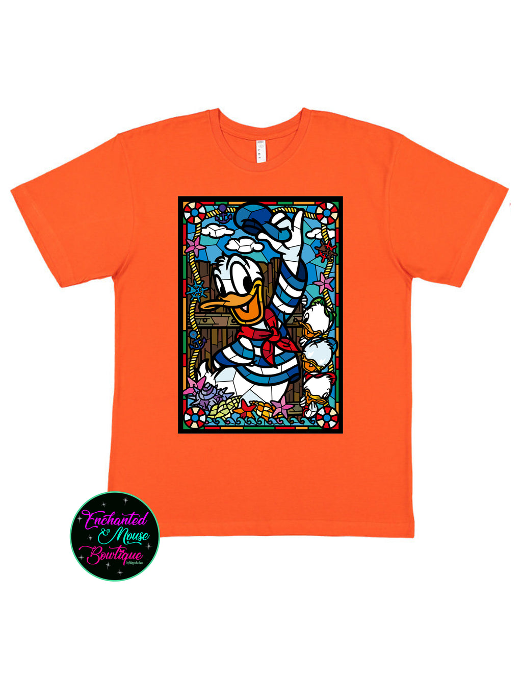 Donald Duck Stained Glass T-Shirt