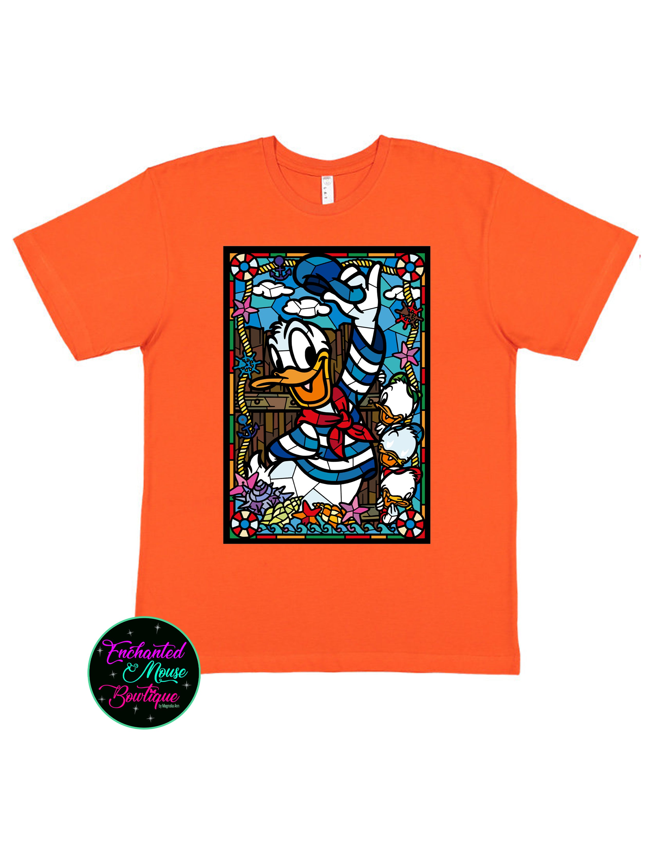 Donald Duck Stained Glass T-Shirt