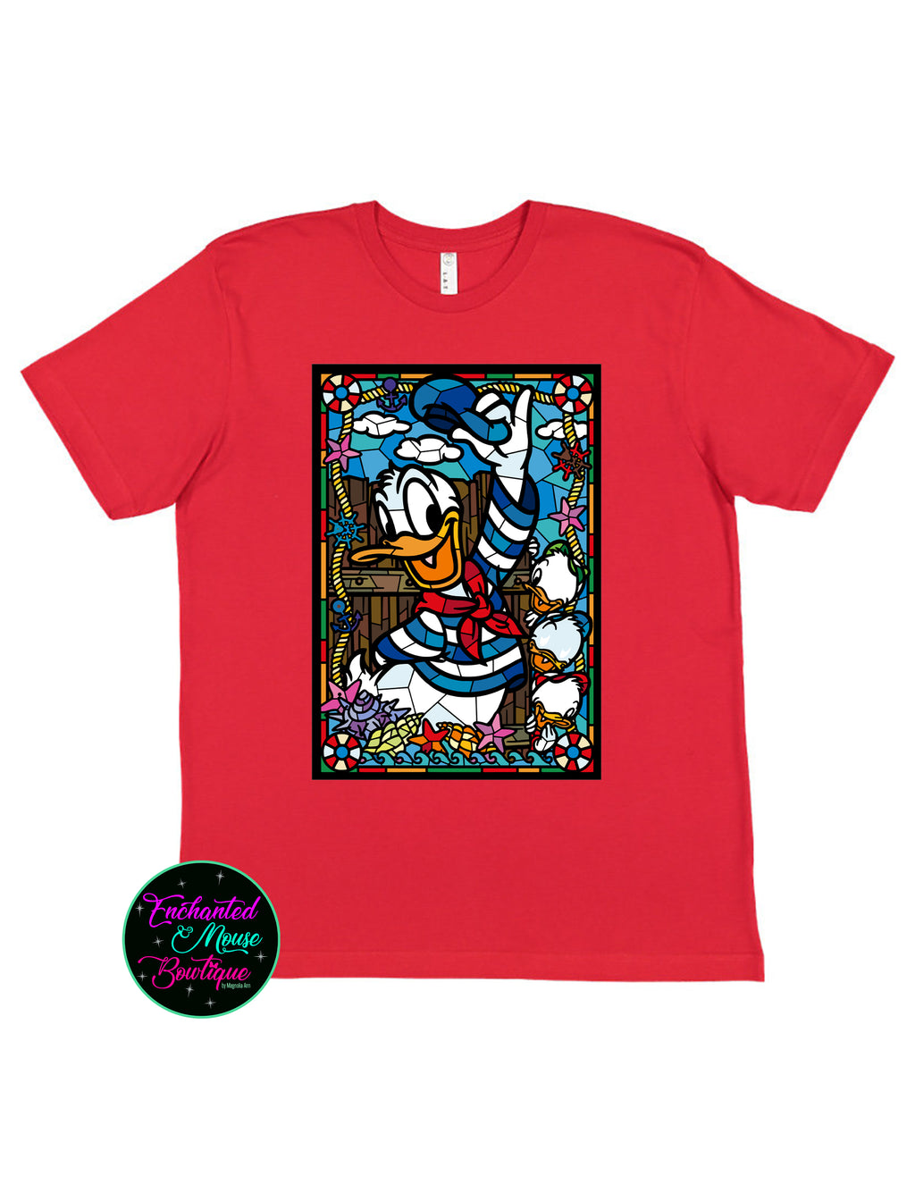 Donald Duck Stained Glass T-Shirt