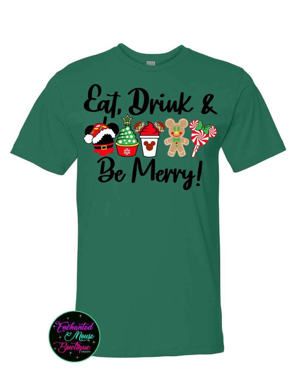 Eat Drink & Be Merry Christmas T-Shirt