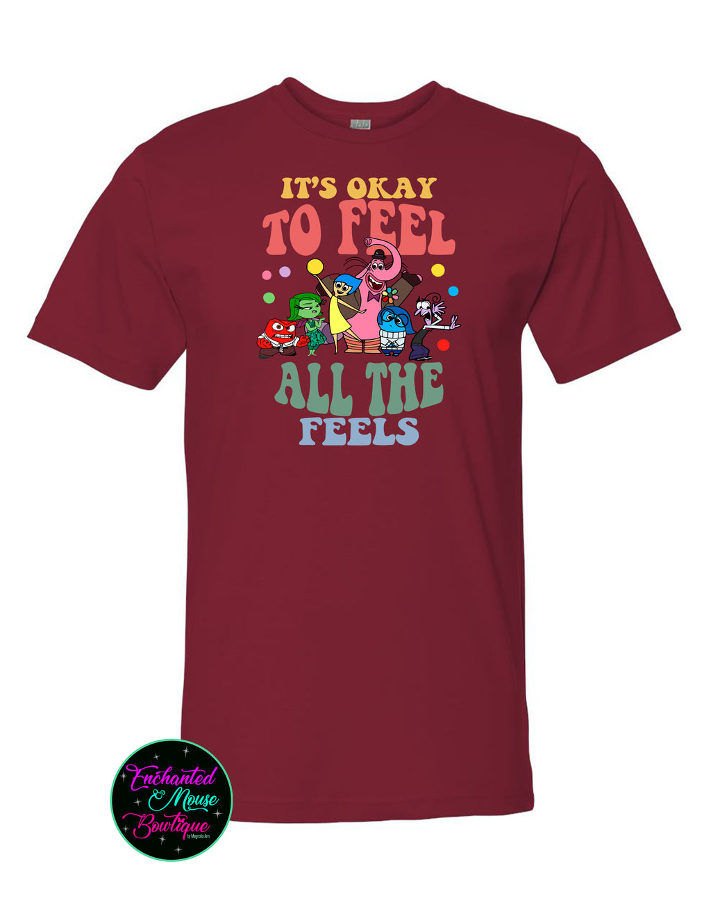 It's Okay To Feel All The Feels Inside Out T-Shirt