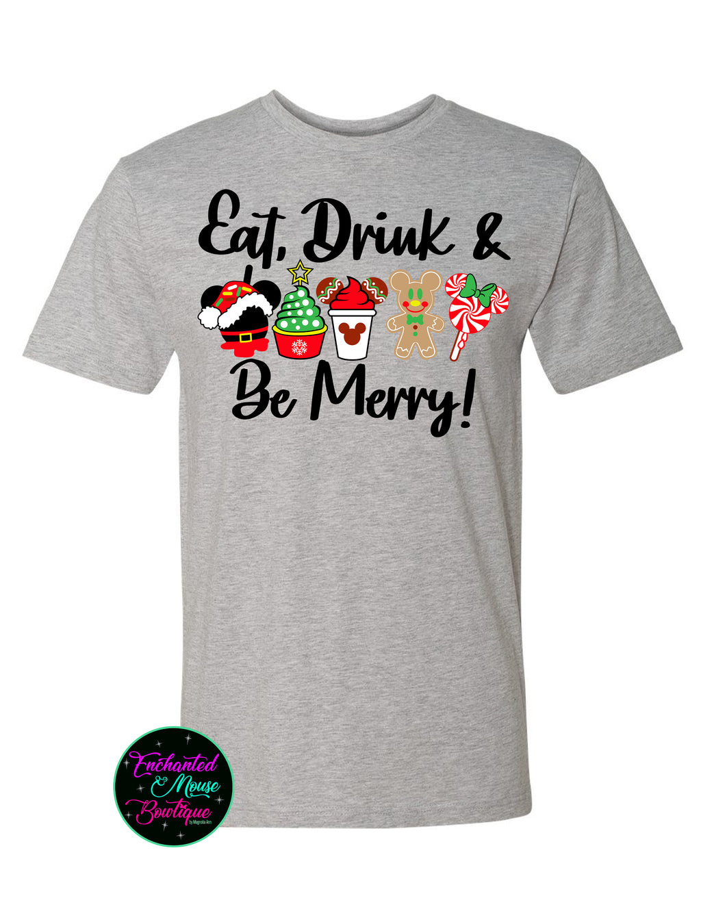 Eat Drink & Be Merry Christmas T-Shirt