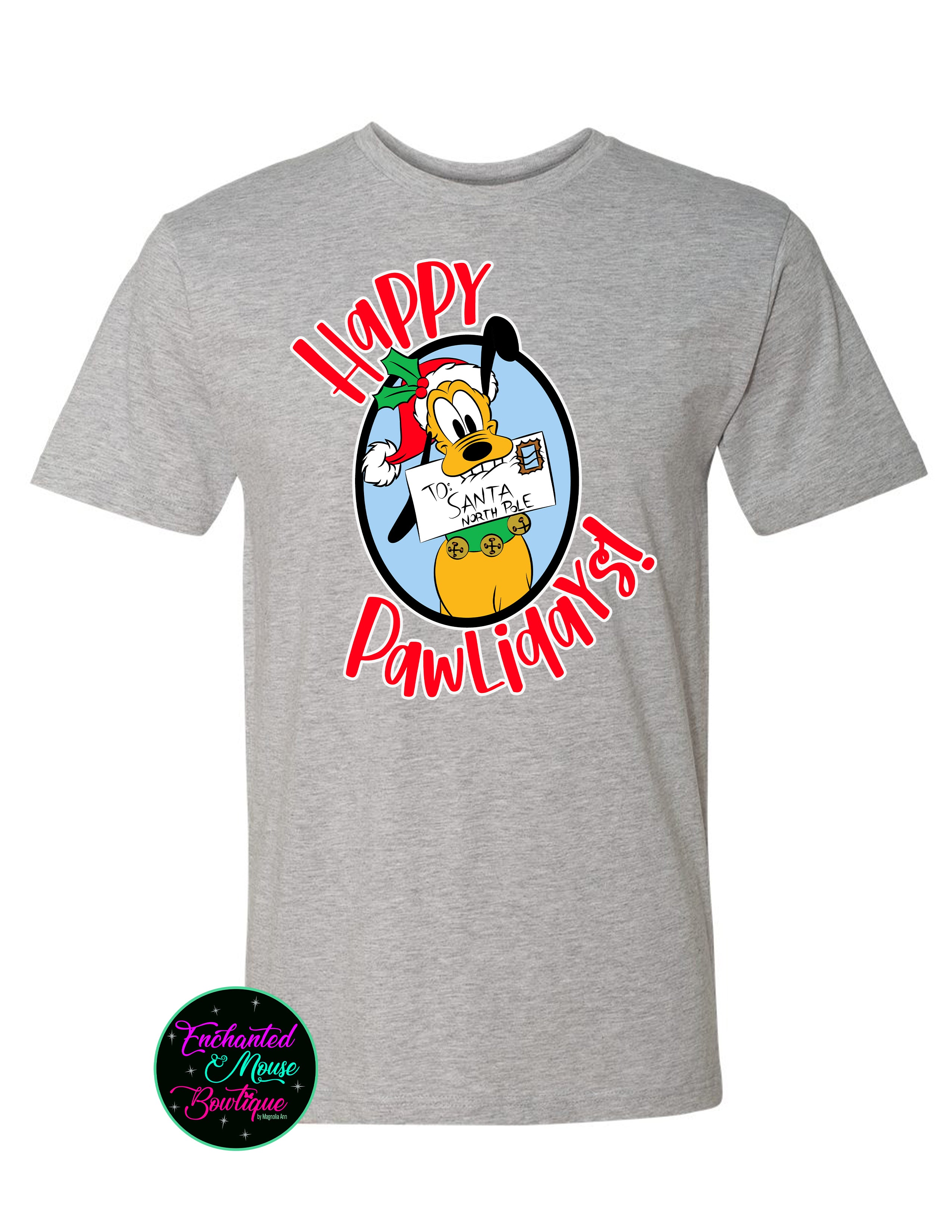 Pluto Happy Pawlidays Christmas T-Shirt