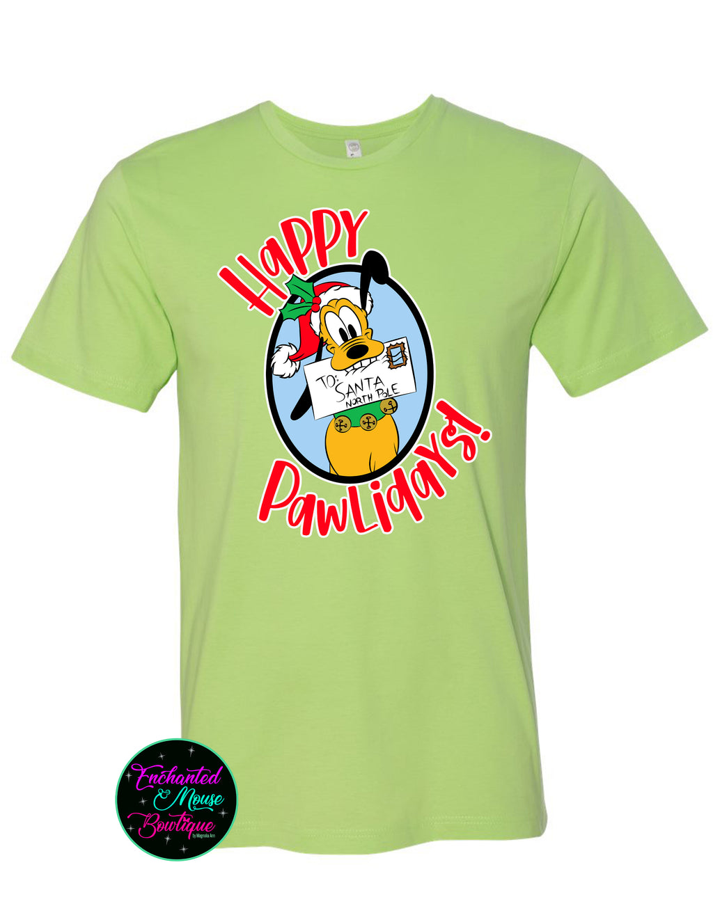 Pluto Happy Pawlidays Christmas T-Shirt