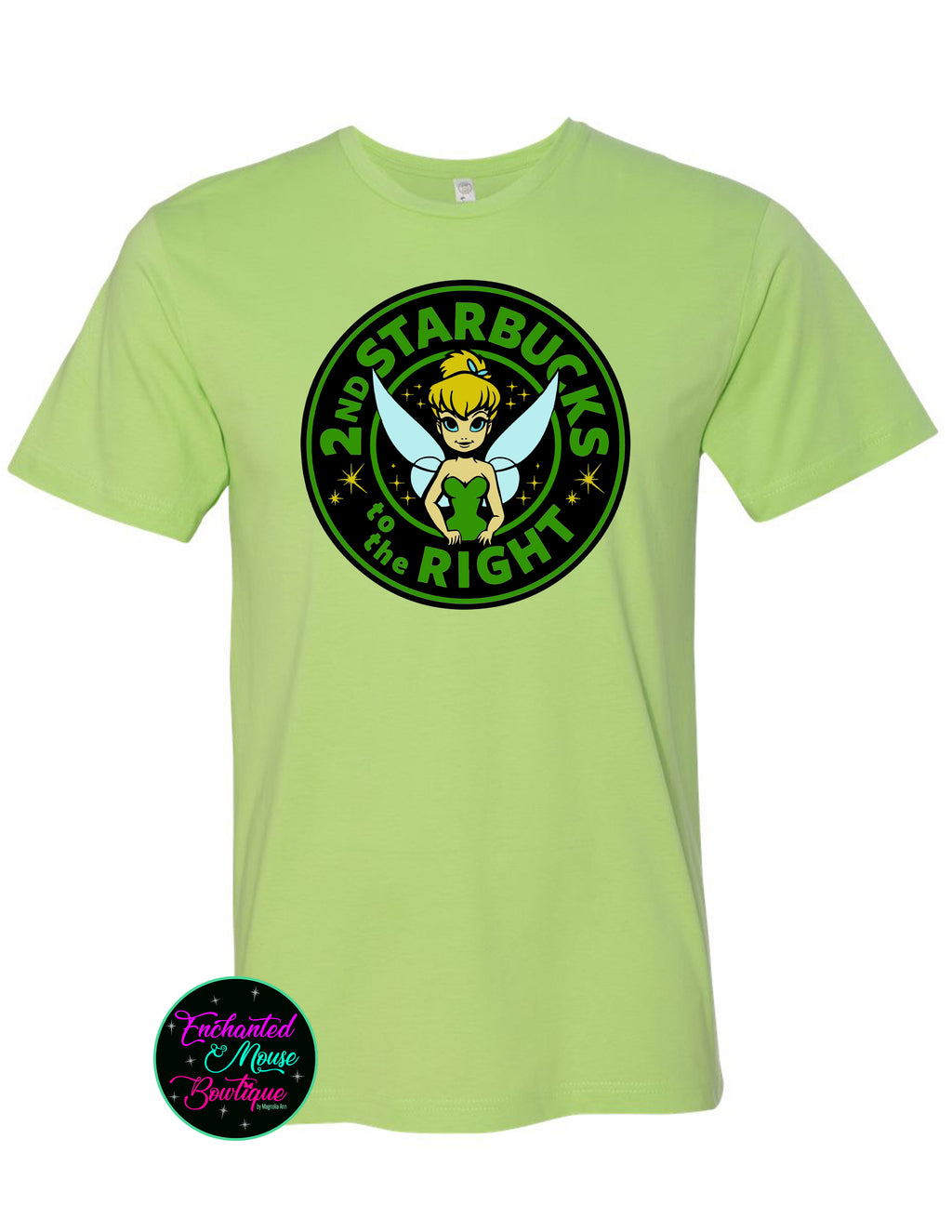 2nd Starbucks to the Right Tinkerbelle T-Shirt