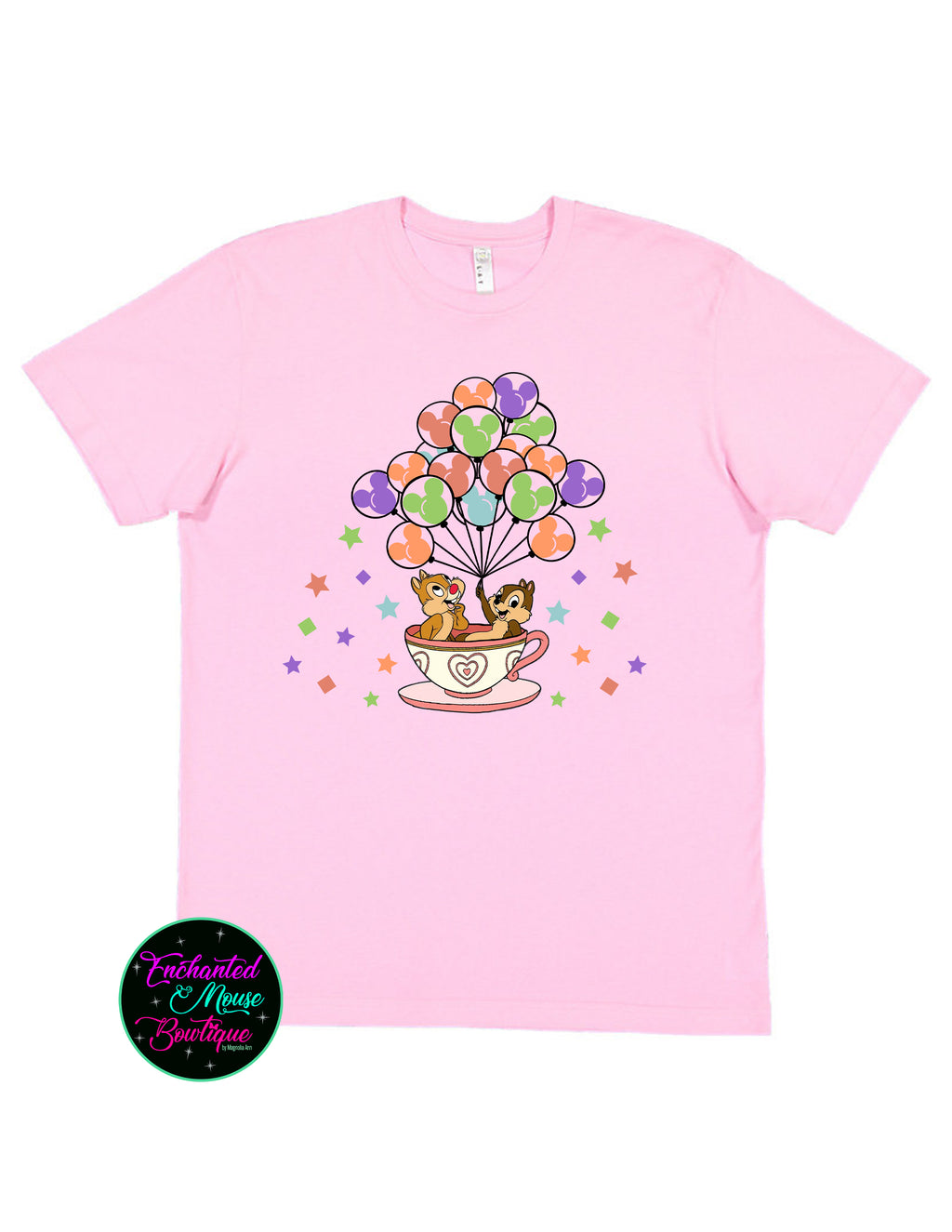 Chip and Dale Tea Cups T-Shirt