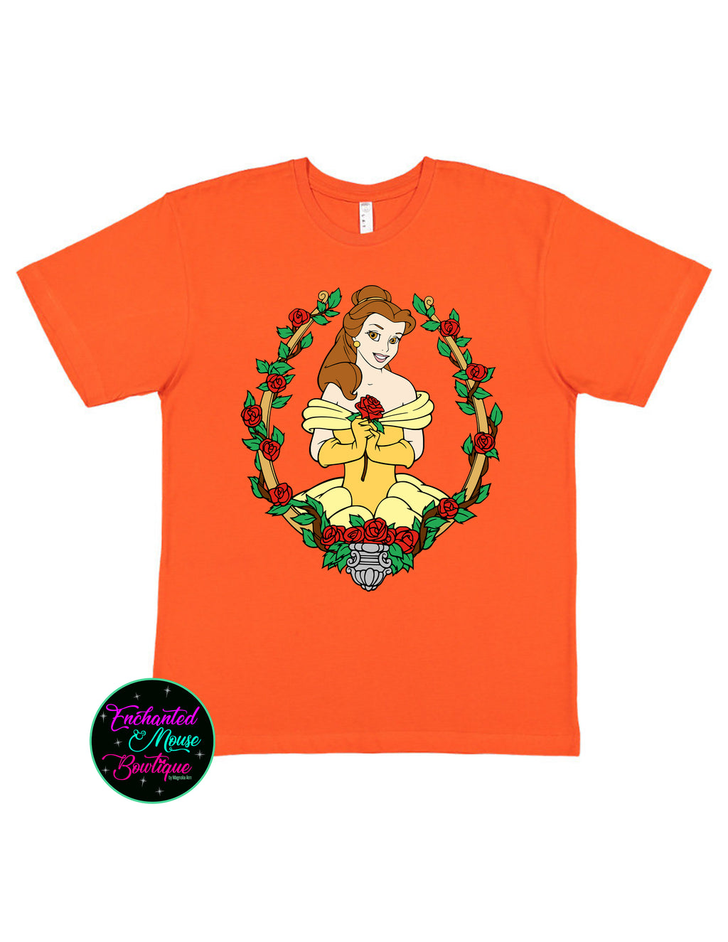 Belle Beauty and the Beast Rose T-Shirt