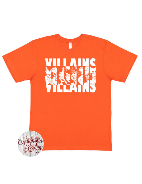 6 Villain Faces T-Shirt