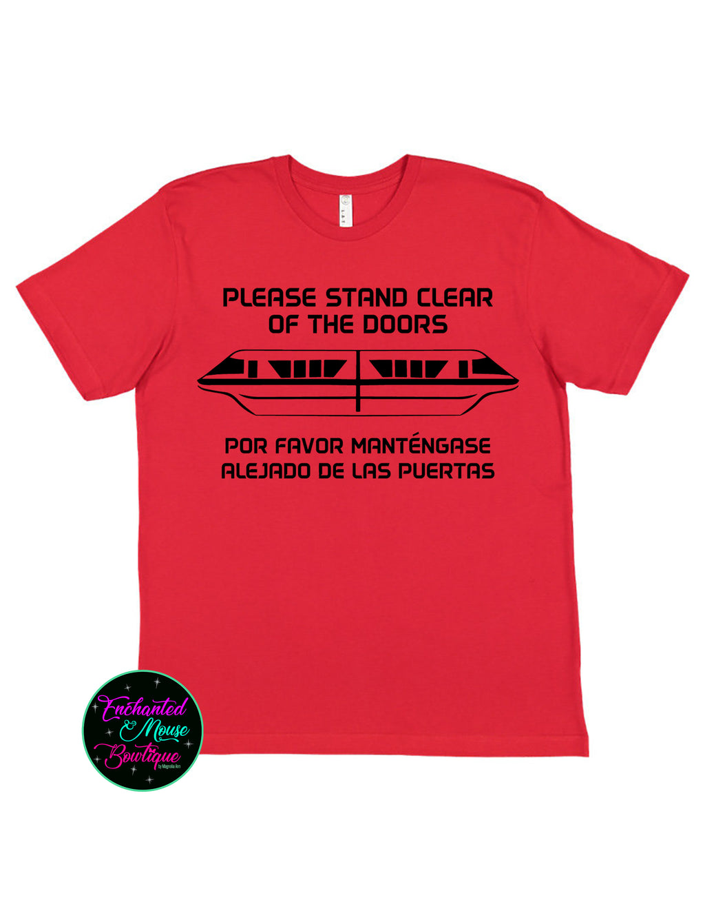 Please Stand Clear of the Doors, Por Favor Mantengase Disney Shirt