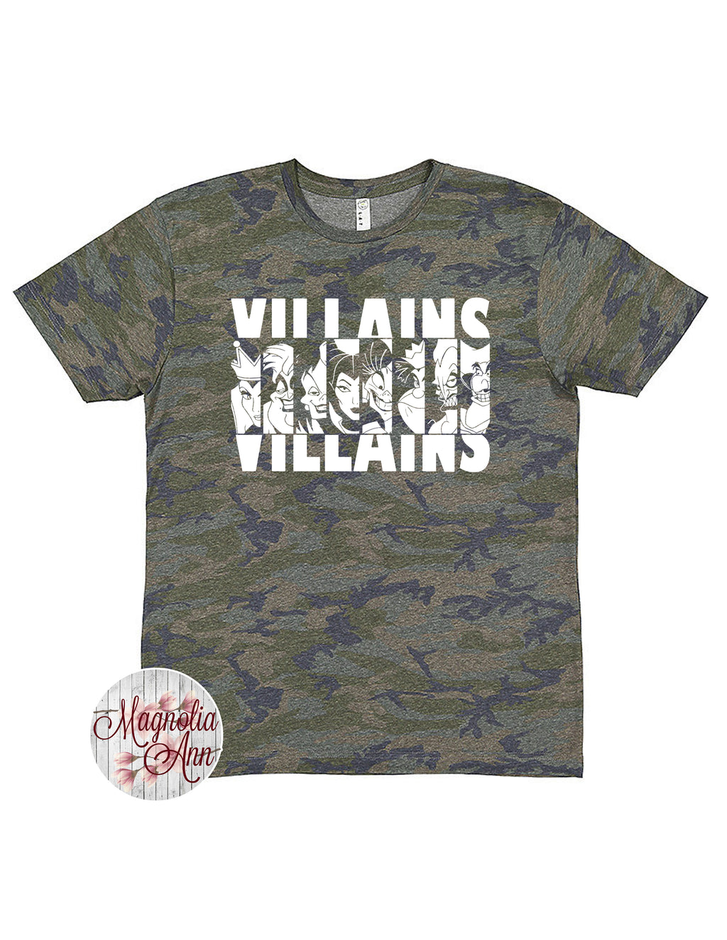 6 Villain Faces T-Shirt