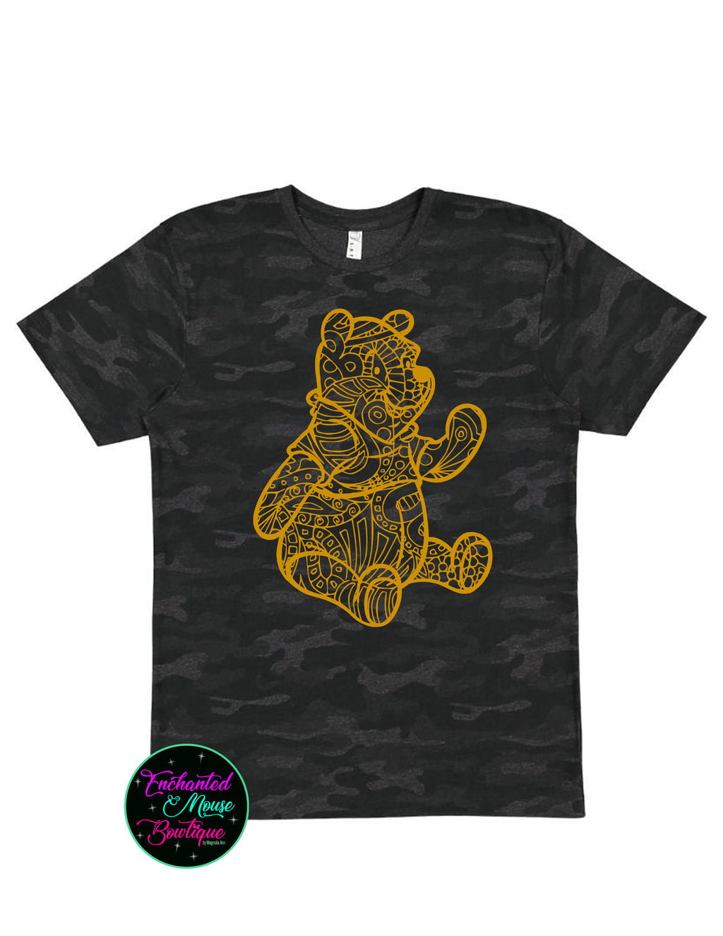 Winnie The Pooh Drawing T-Shirt