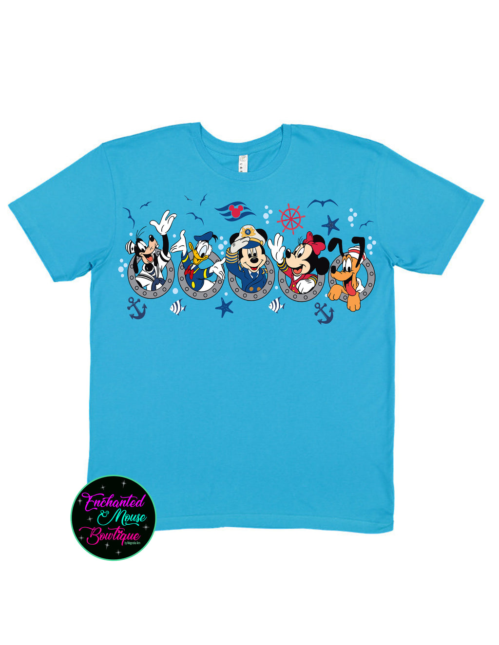 Mickey & Friends Porthole Cruise T-Shirt