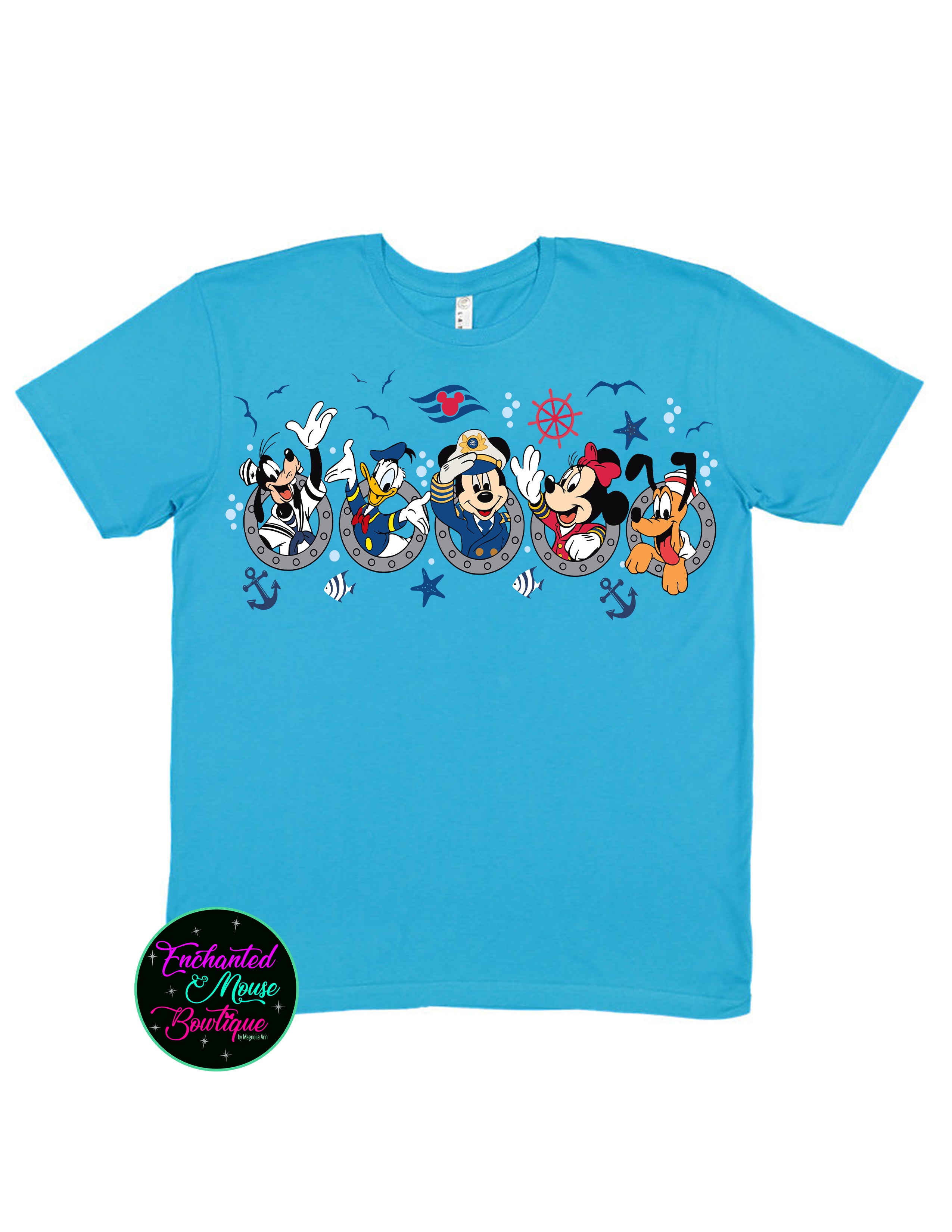Mickey & Friends Porthole Cruise T-Shirt