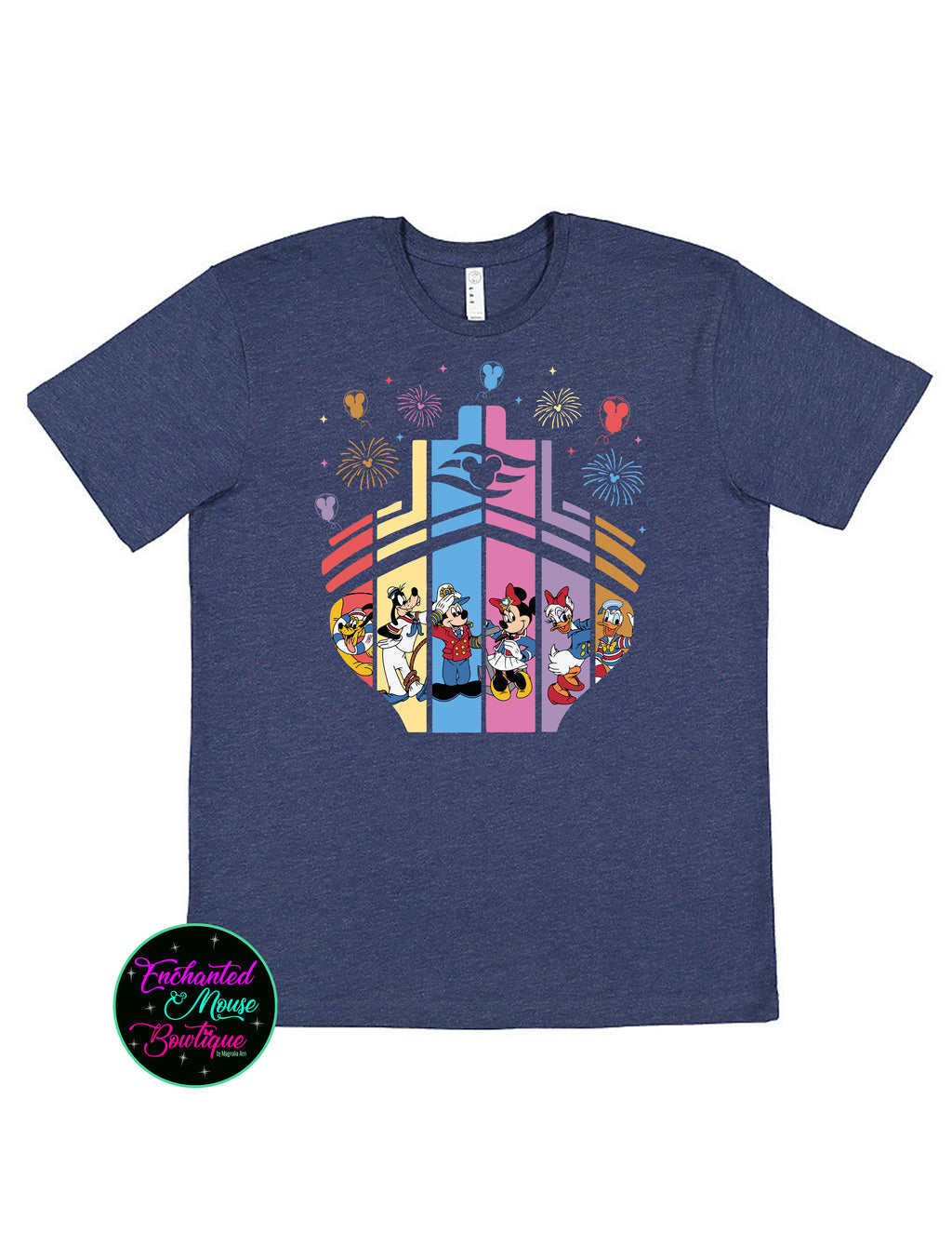 Colorful Disney Cruise Ship T-Shirt