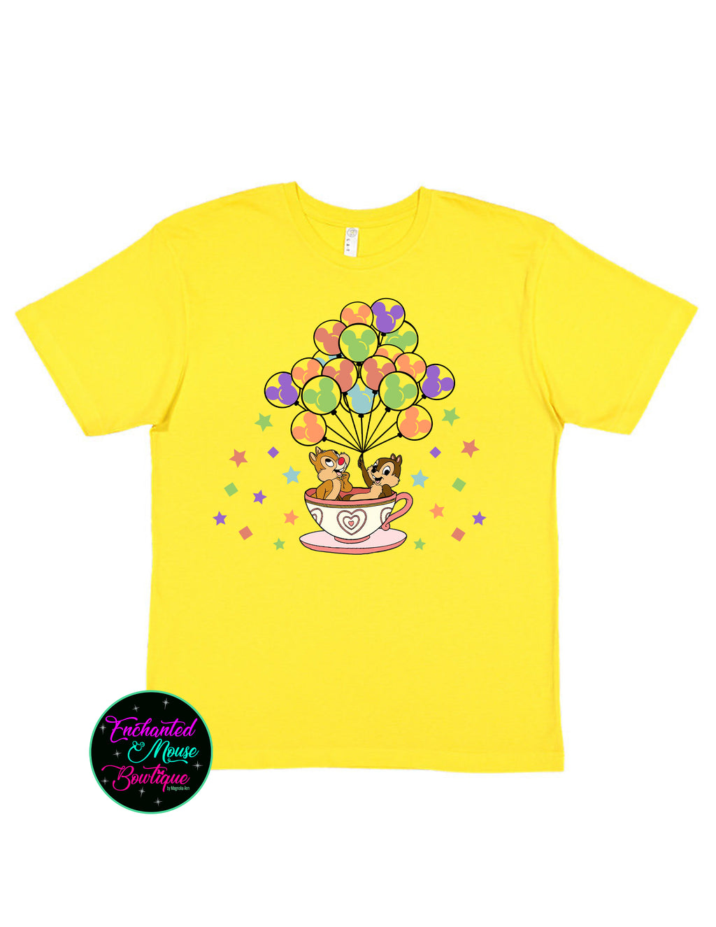 Chip and Dale Tea Cups T-Shirt