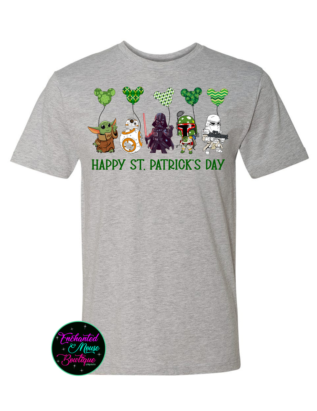 Star Wars Balloon St Patrick's Day T-Shirt