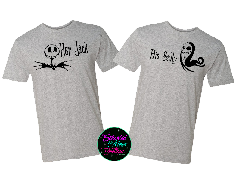 Her Jack/His Sally Couple T-Shirt