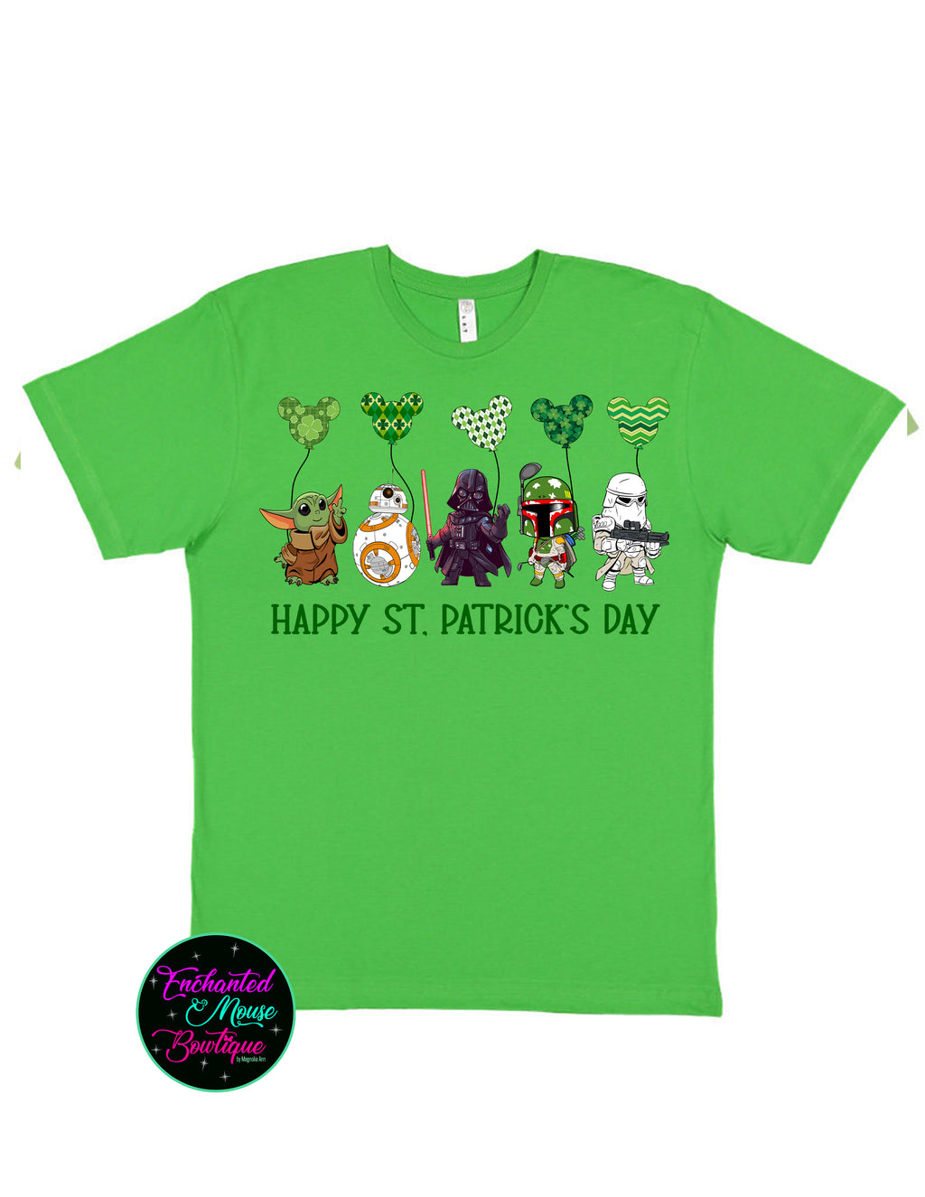 Star Wars Balloon St Patrick's Day T-Shirt