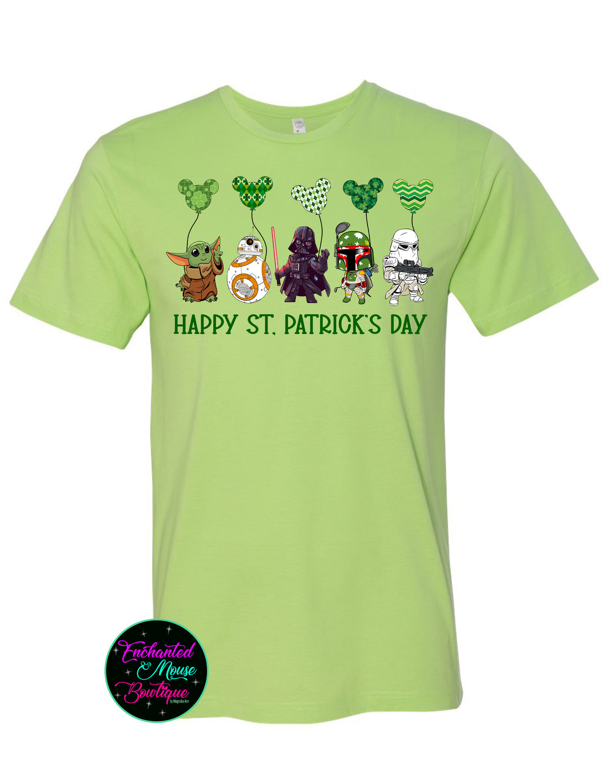 Star Wars Balloon St Patrick's Day T-Shirt