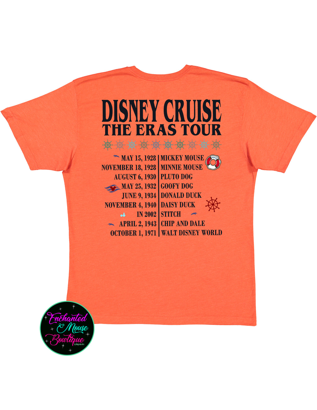 Disney Cruise Line The Eras Tour (Front & Back)