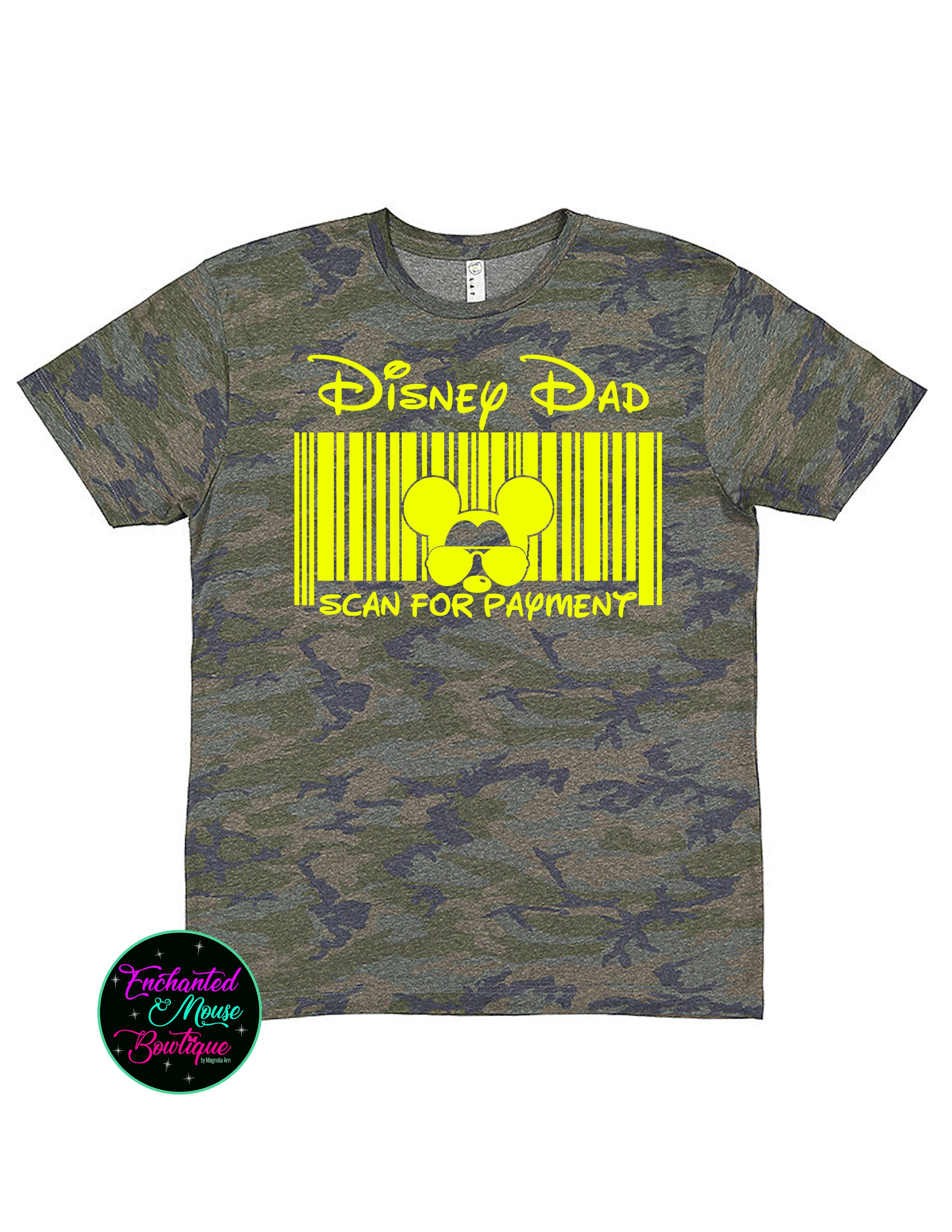 Disney Dad Scan for Payment T-Shirt