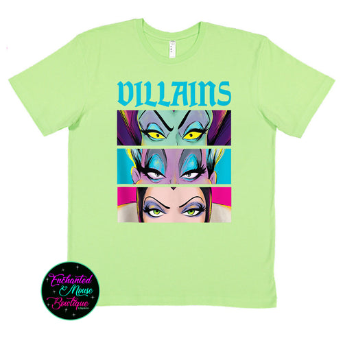 3 Villains Eyes T-Shirt