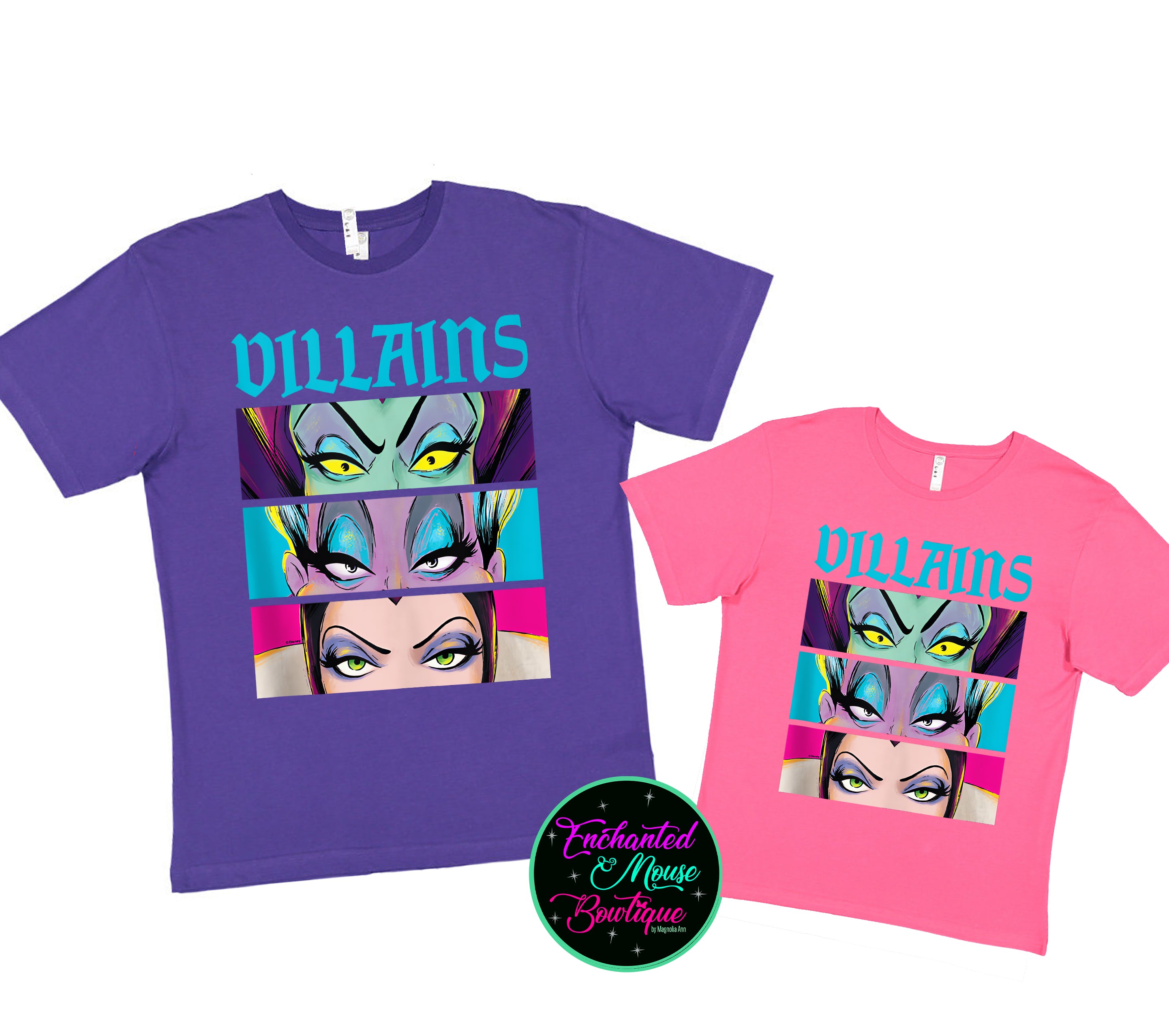 3 Villains Eyes T-Shirt
