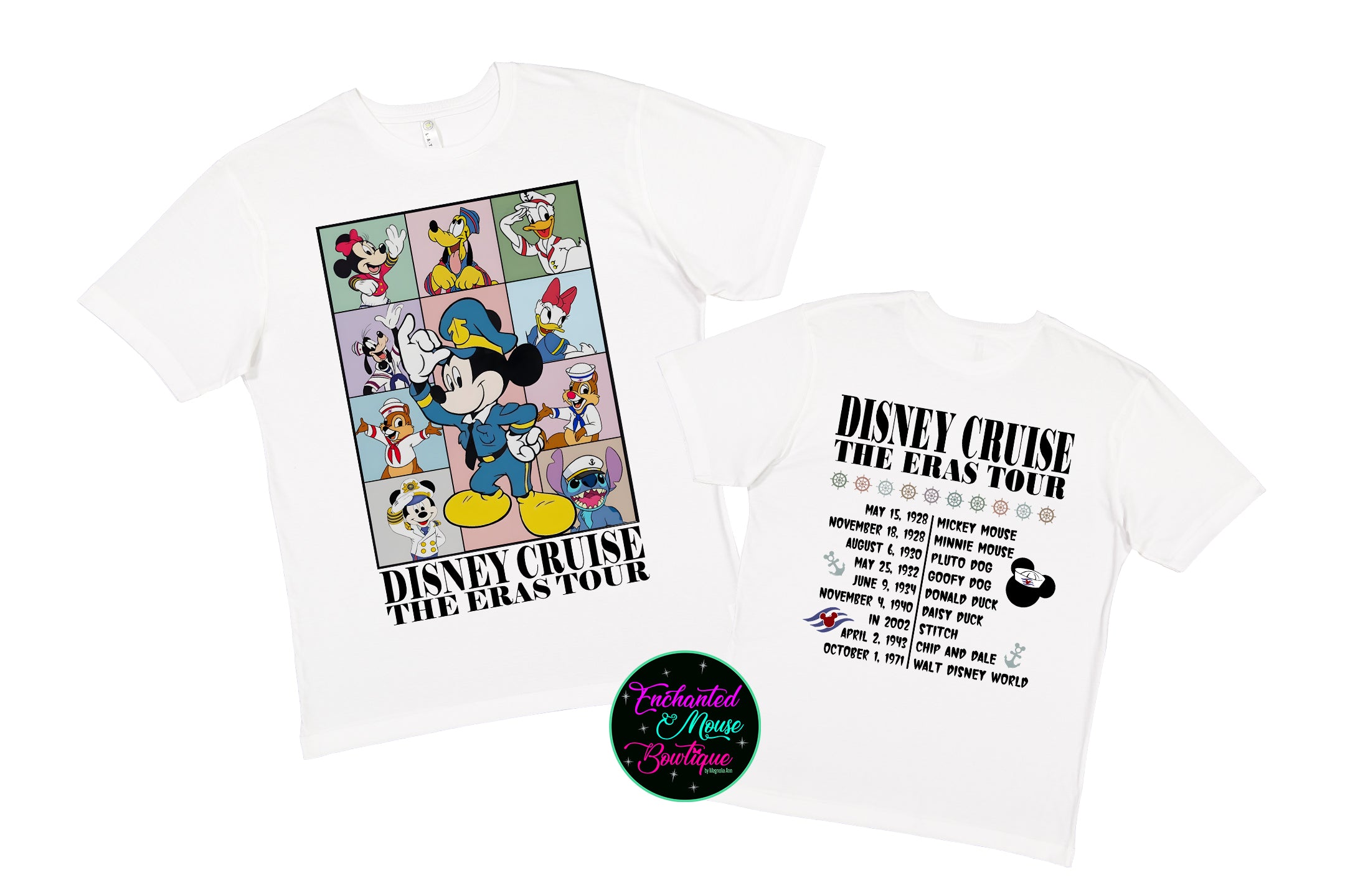 The Eras Tour Disney Cruise (Front and Back)